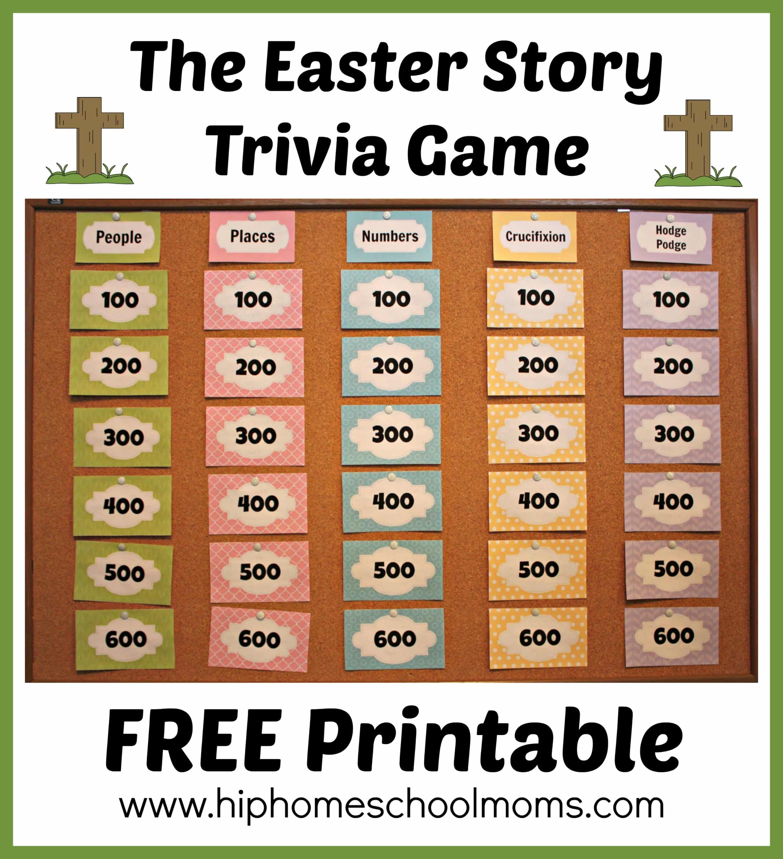 Printable Easter Story Trivia Game Hip Homeschool Moms