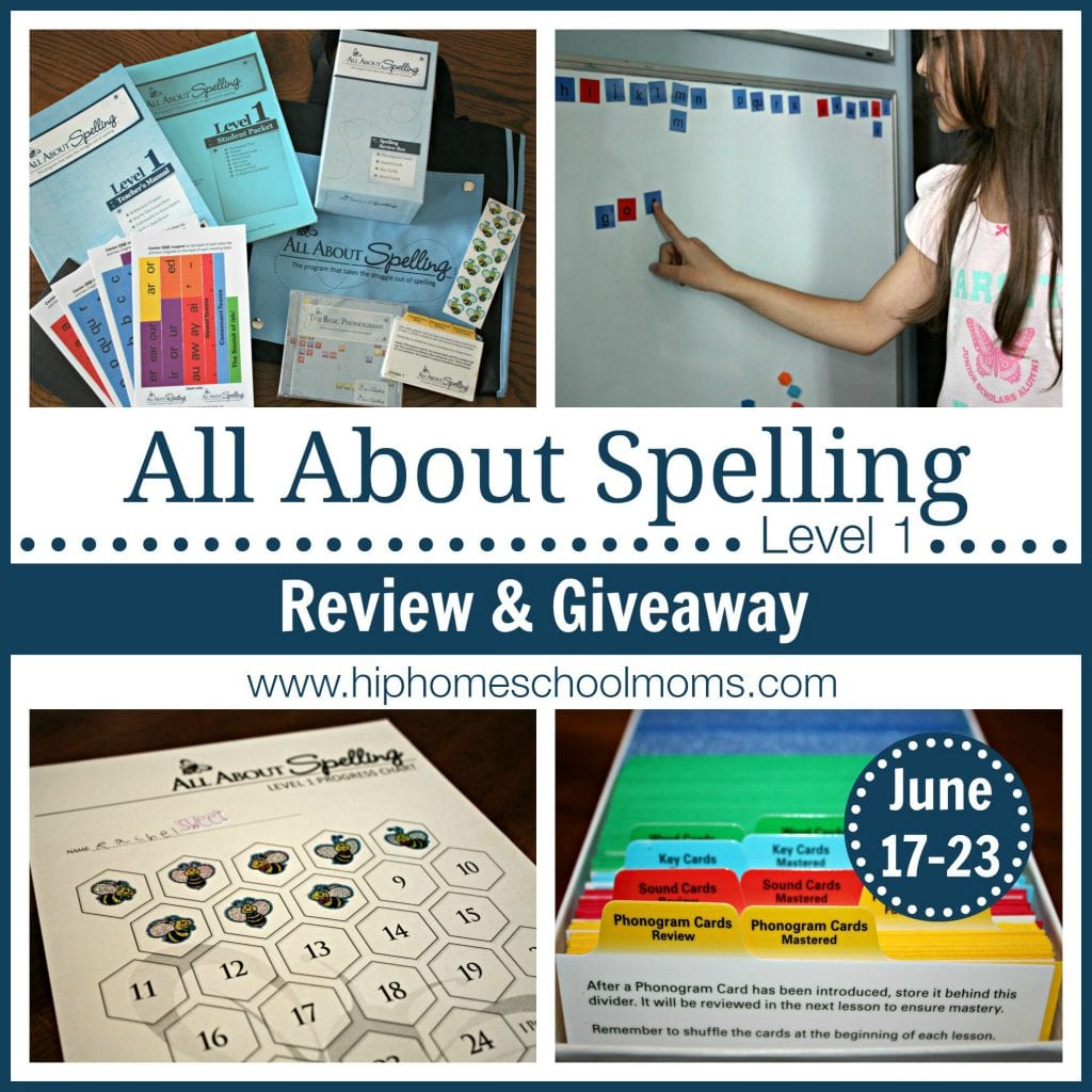 All About Spelling Level 1 Review &amp; Giveaway - Hip Homeschool Moms