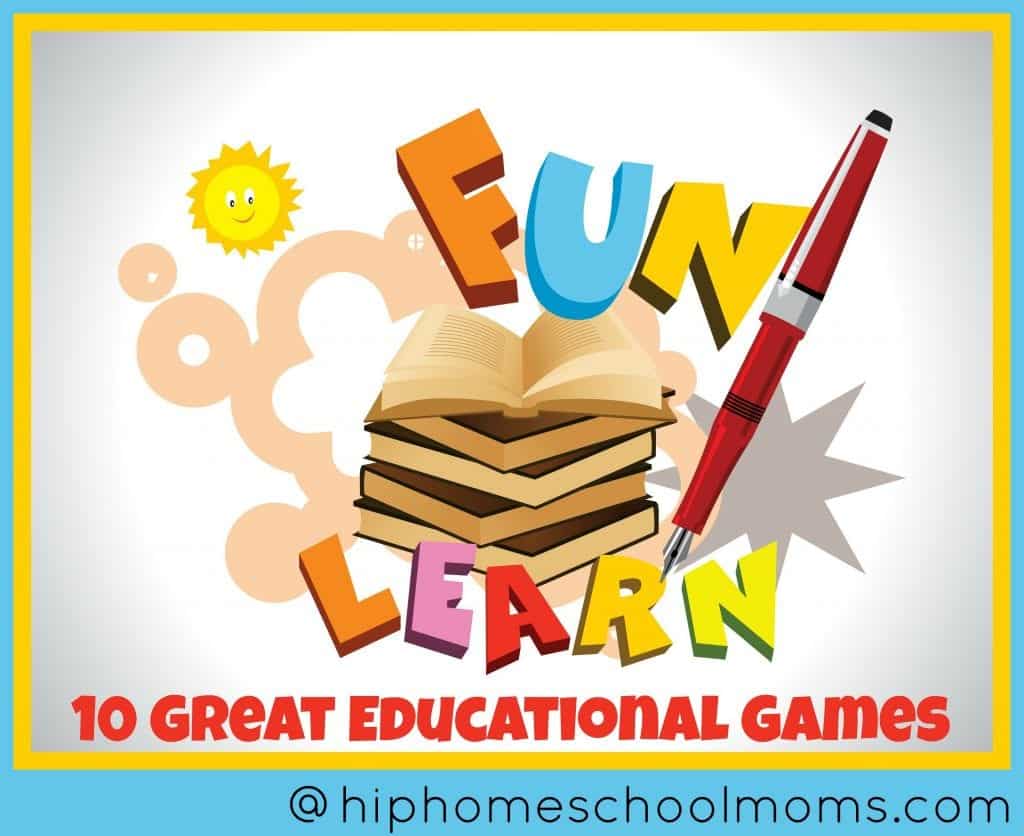 10 Great Educational Games - Hip Homeschool Moms